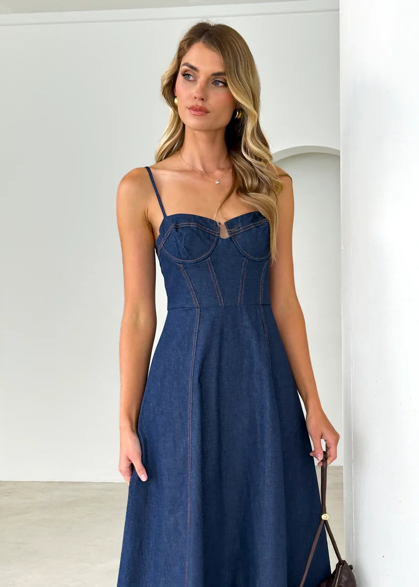 Braelynn Maxi Dress - Indigo