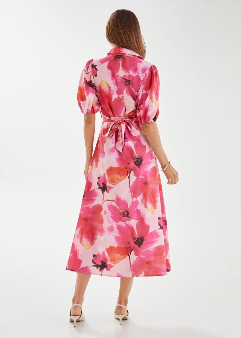 Jordyn Maxi Dress - Raspberry Floral