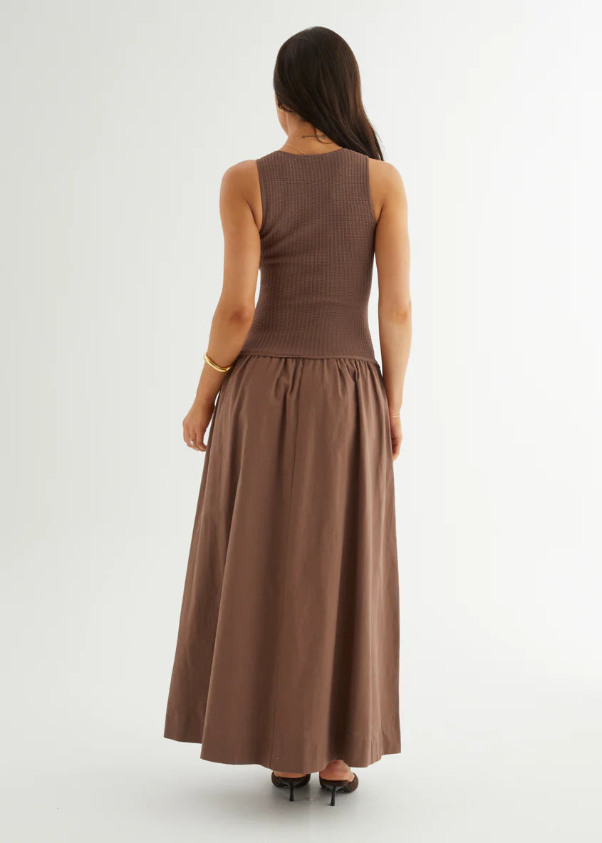 Martine Maxi Dress - Chocolate