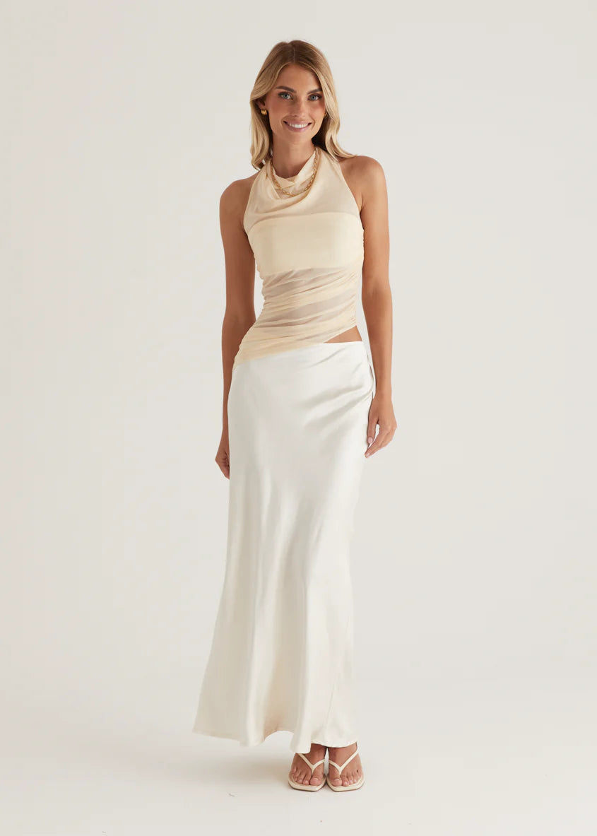 Renata Halter Maxi Dress - Butter