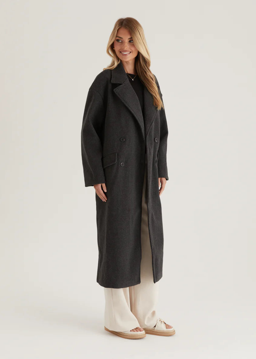 Mayfield Coat - Charcoal