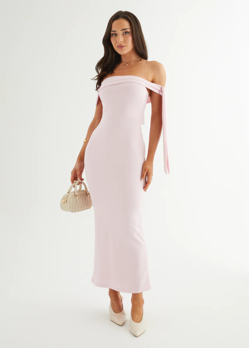 Maleka Maxi Dress - Blush
