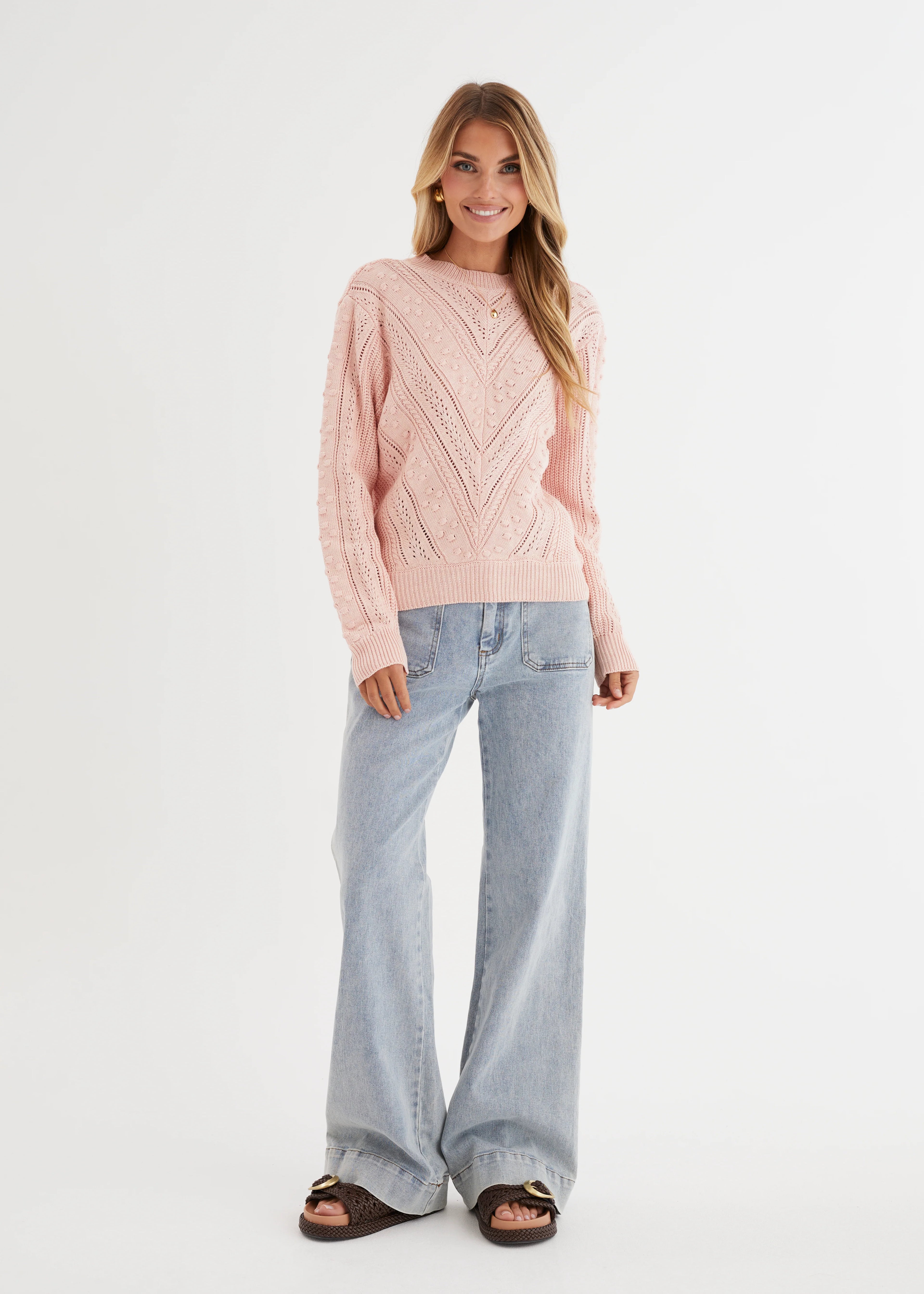 Elyse Sweater - Pink