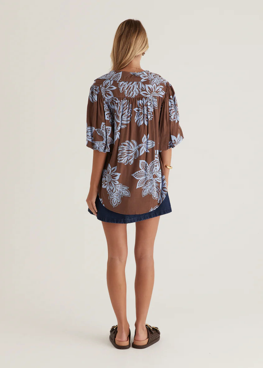 Nouvella Shirt - Choc Captivate