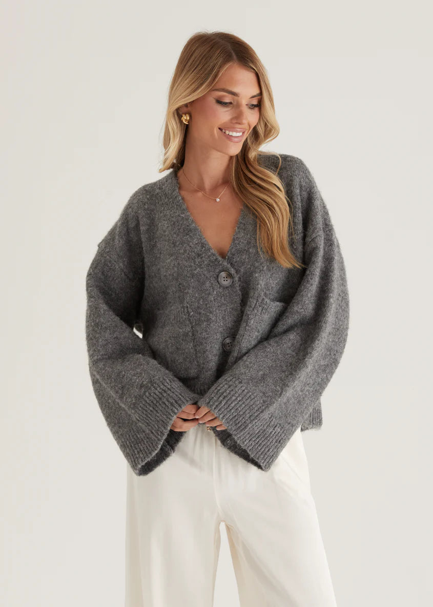 Reyna Sweater - Charcoal