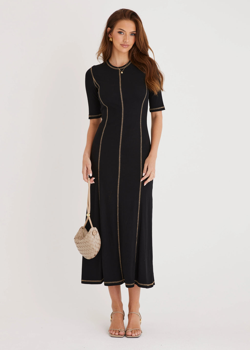 Simba Midi Dress - Black