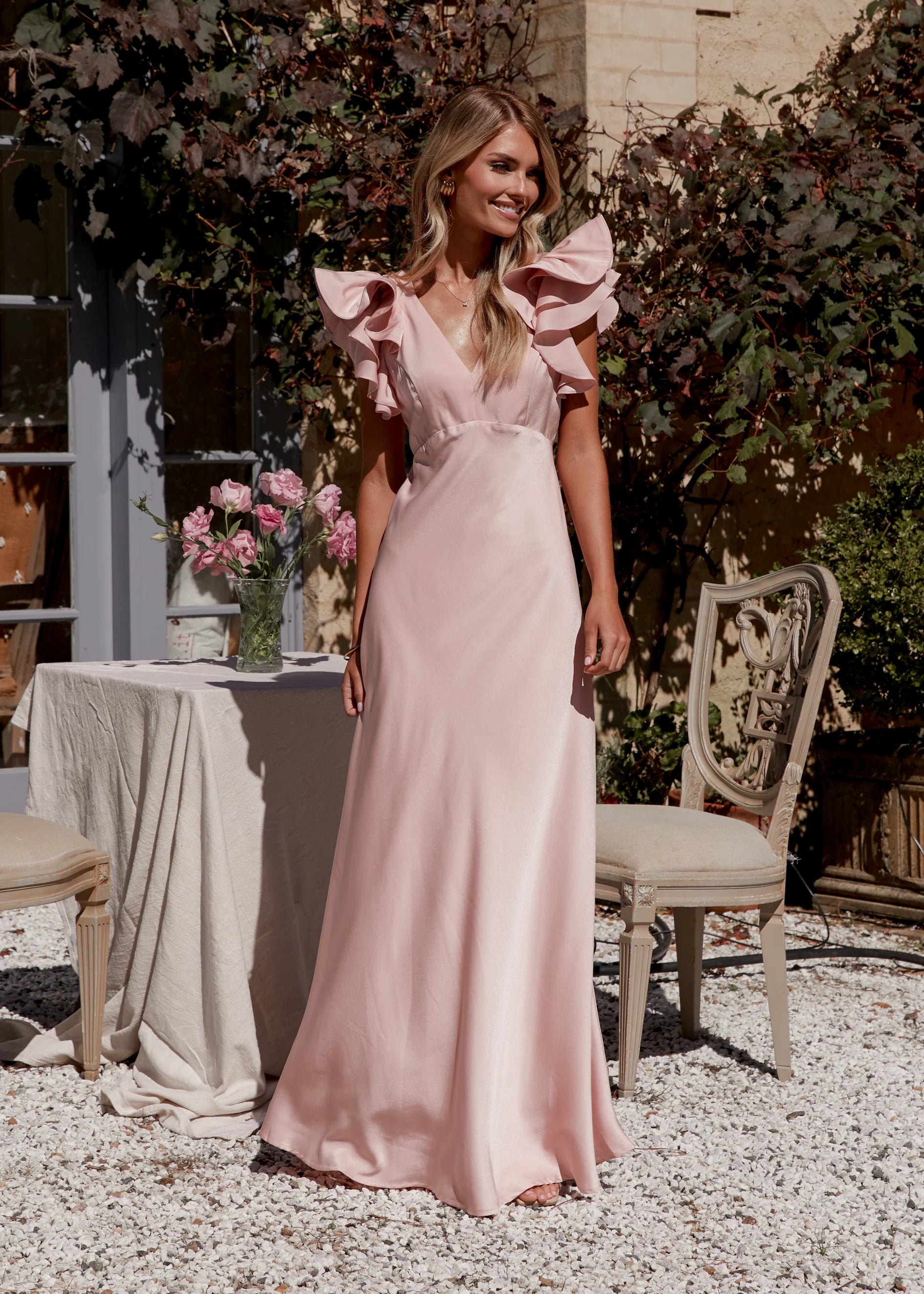 Dali Maxi Dress - Blush