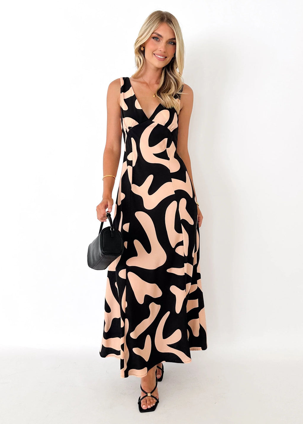 Azora Maxi Dress - Peach Vacation