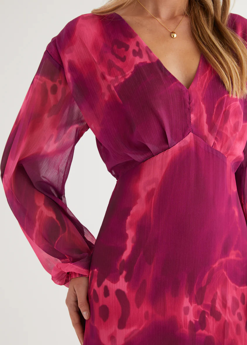 Primavera Maxi Dress - Pink Splash