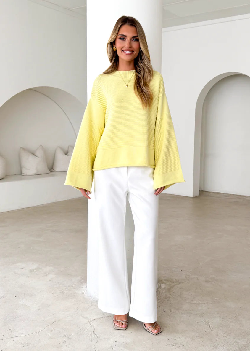 Marsielle Sweater - Lemon