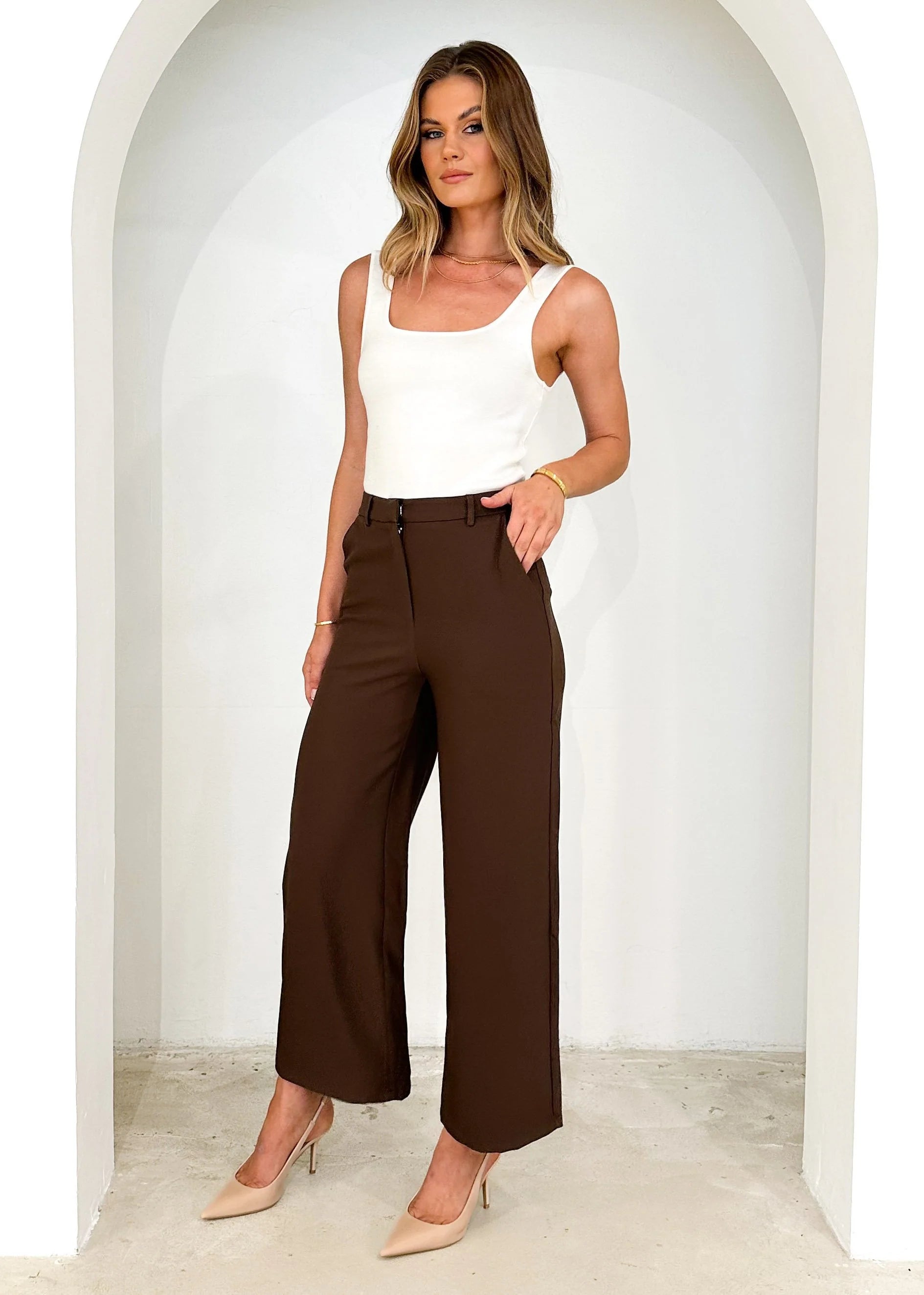 Lissoe Pants - Espresso