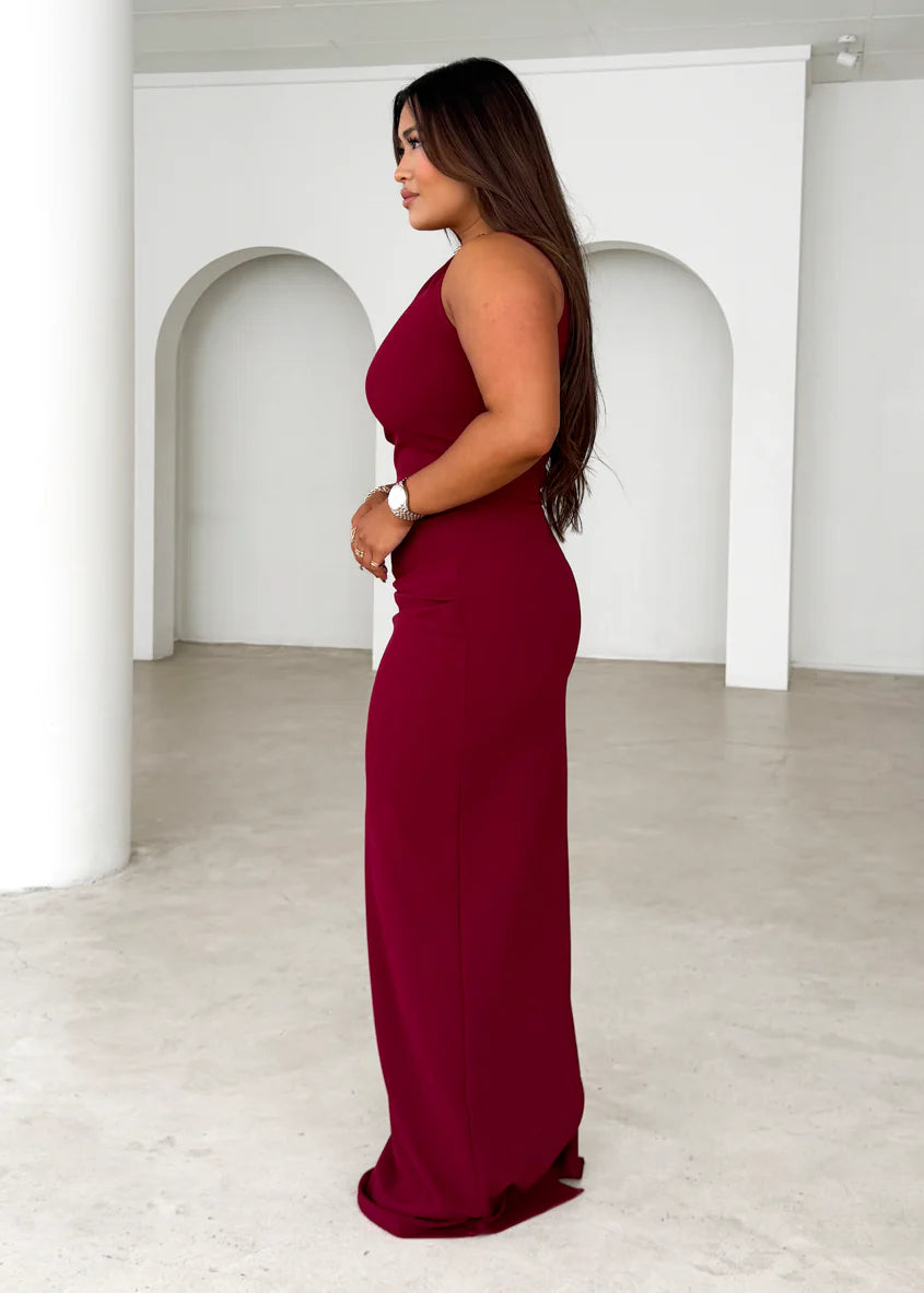 Rosita Maxi Dress - Burgundy