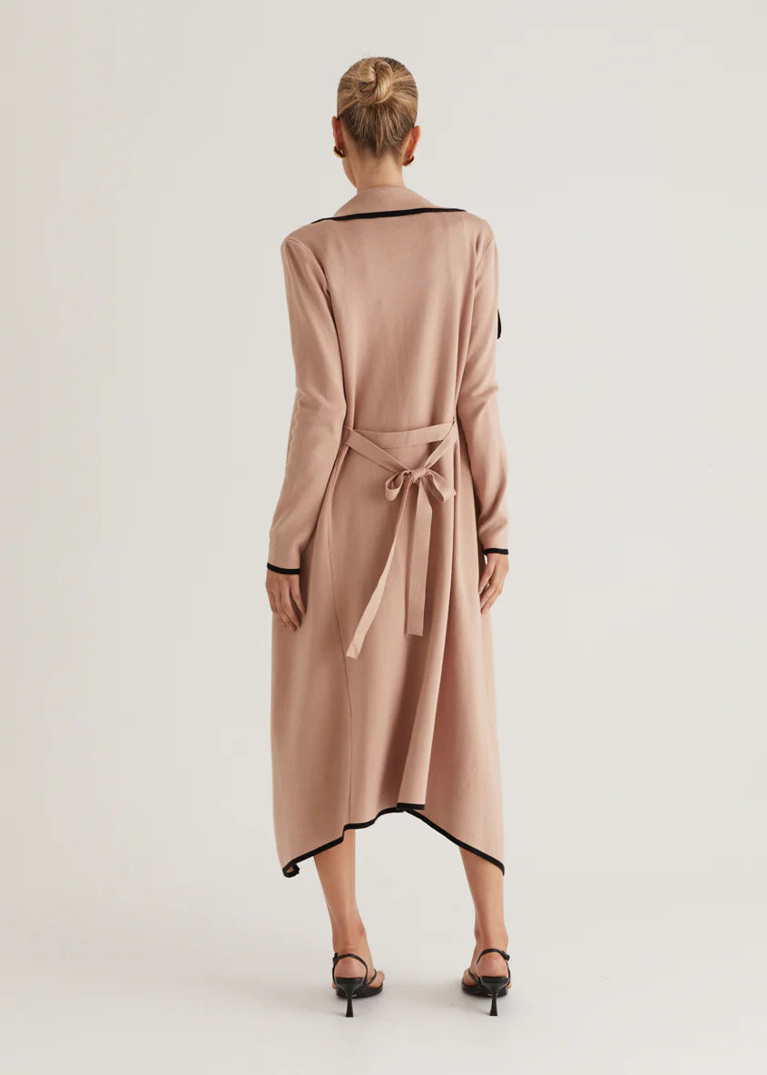 Portland Knit Coat - Camel