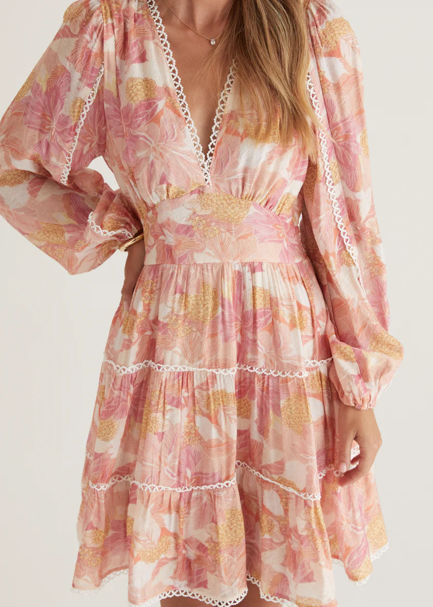Palomar Dress - Blush Floral