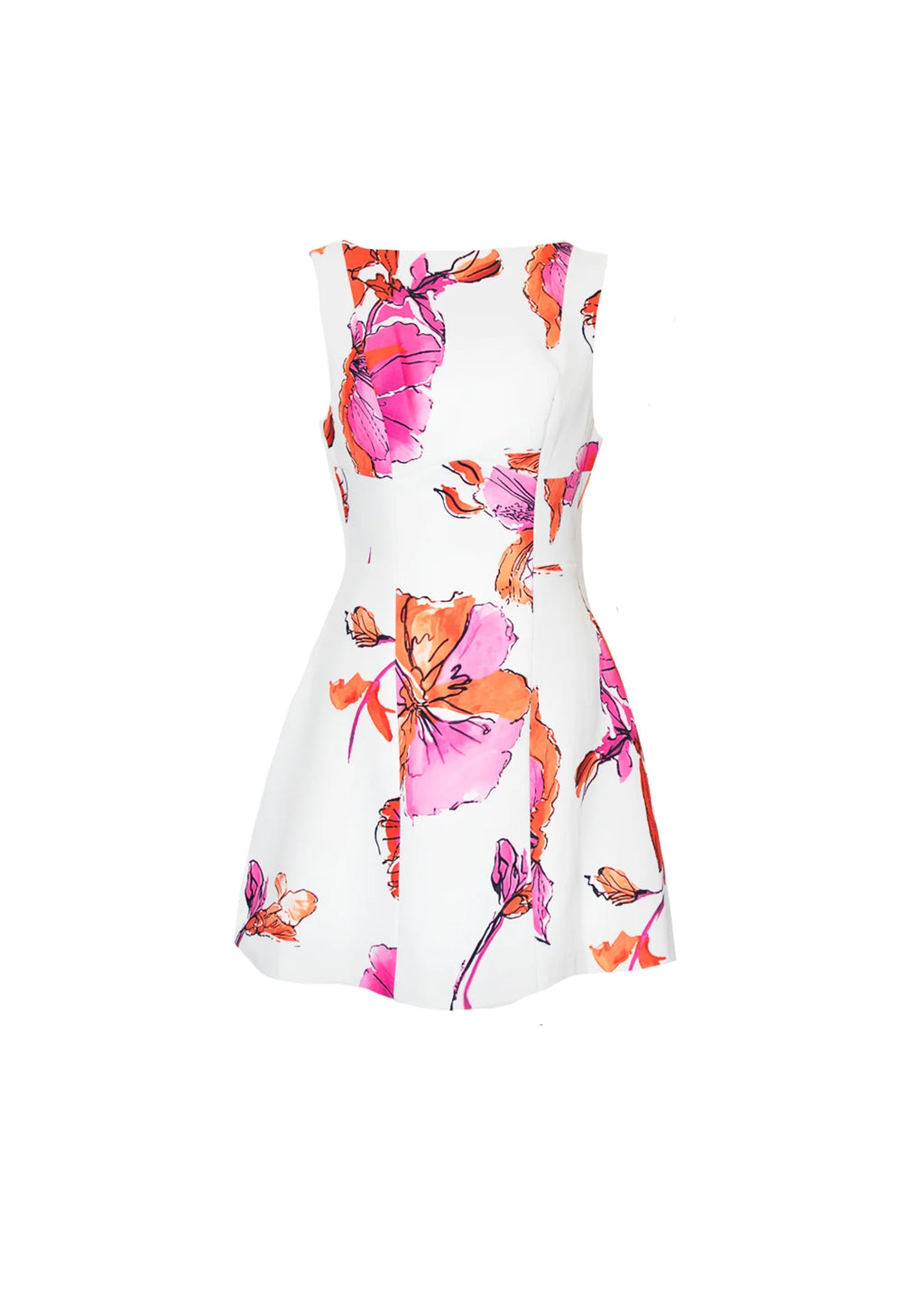 Clarissa Dress - White Floral