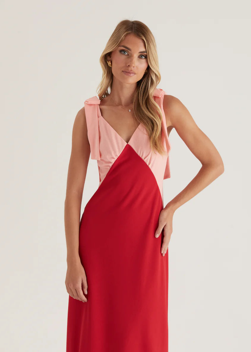 Formation Maxi Dress - Cherry Splice