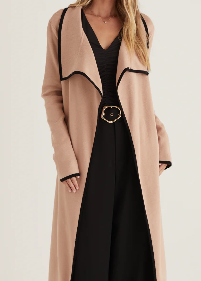 Portland Knit Coat - Camel