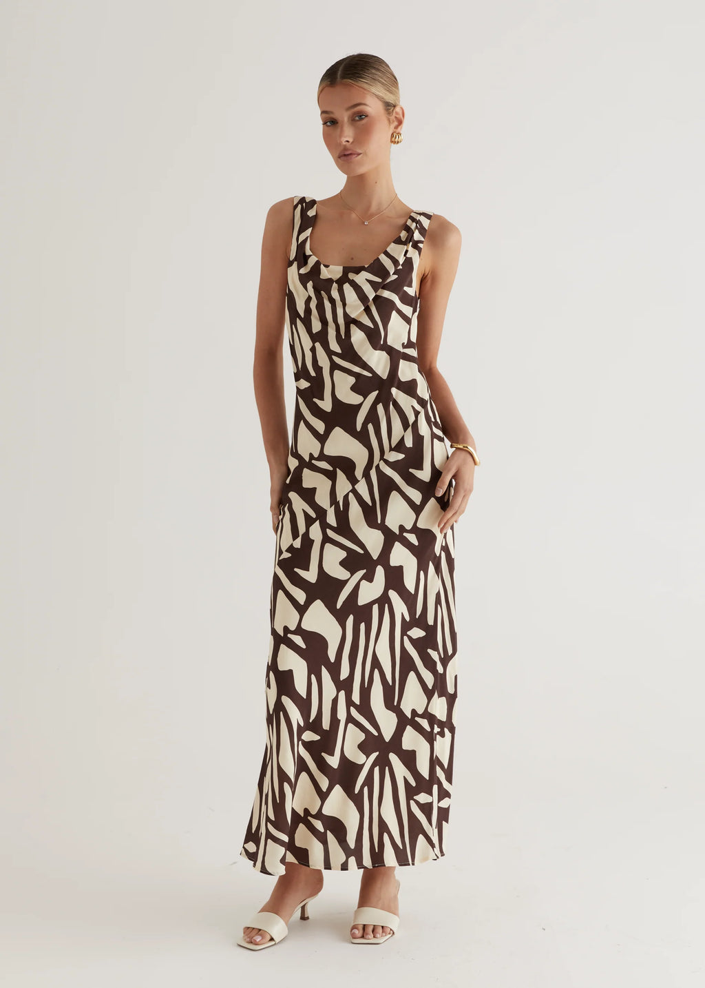 Sambar Maxi Dress - Choc Vanilla