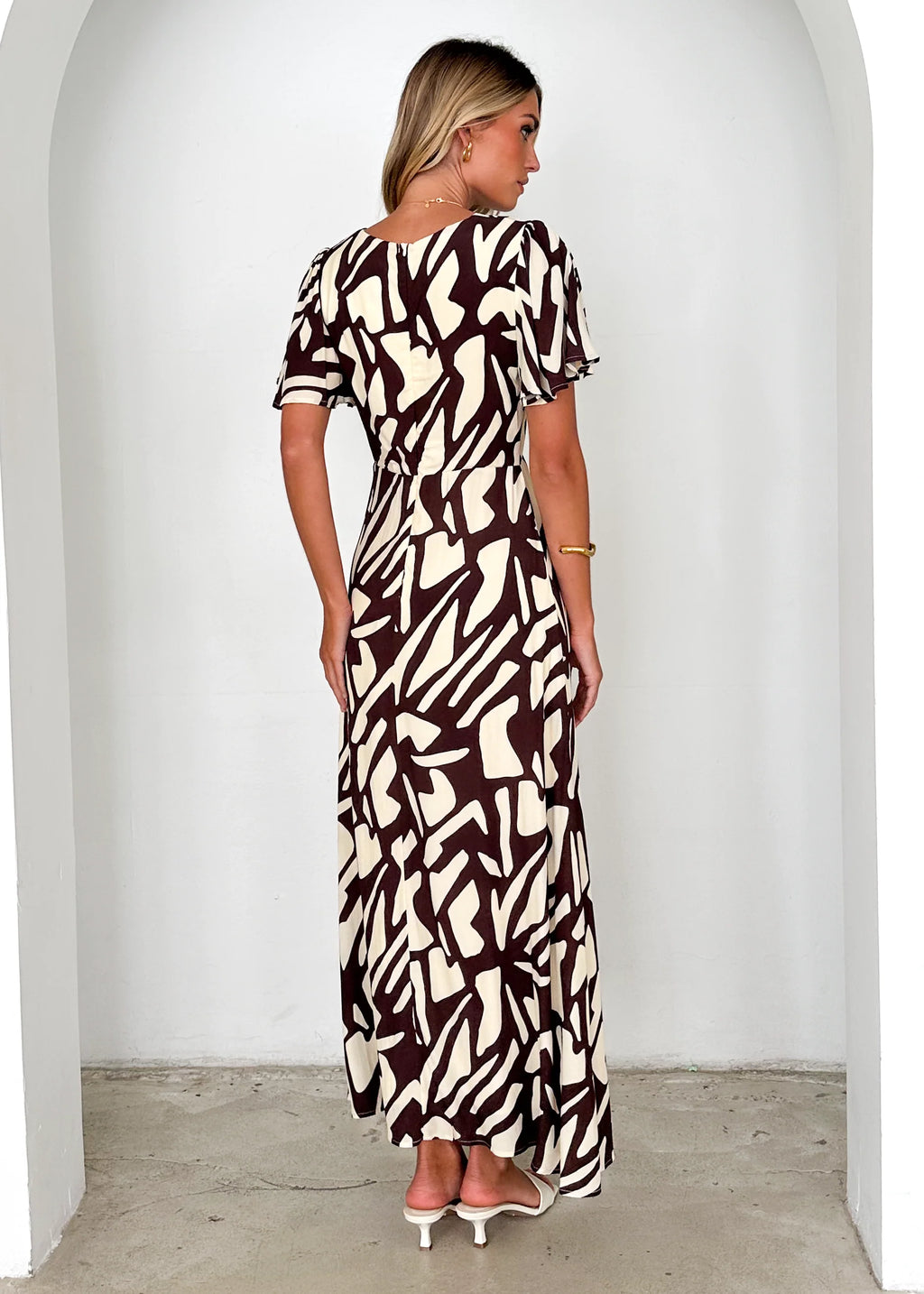 Tamsen Maxi Dress - Choc Vanilla