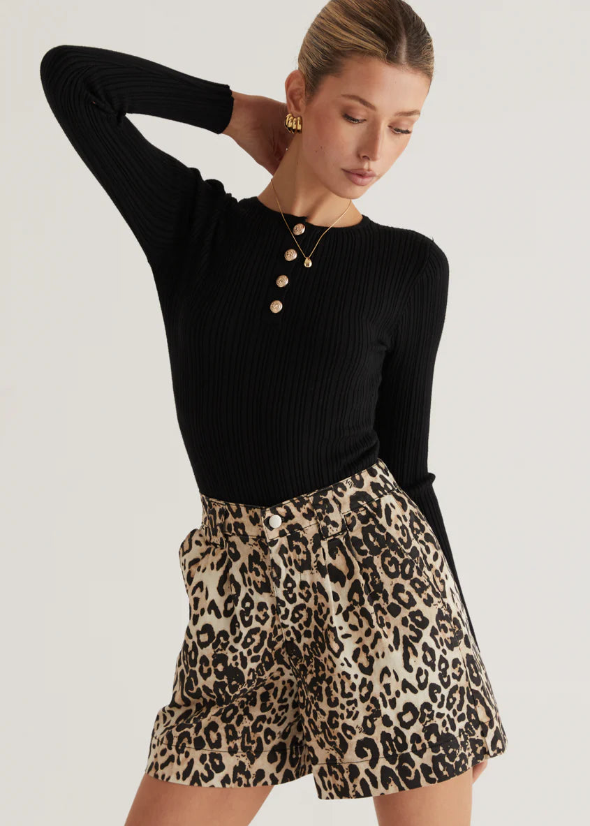 Annabelle Shorts - Leopard