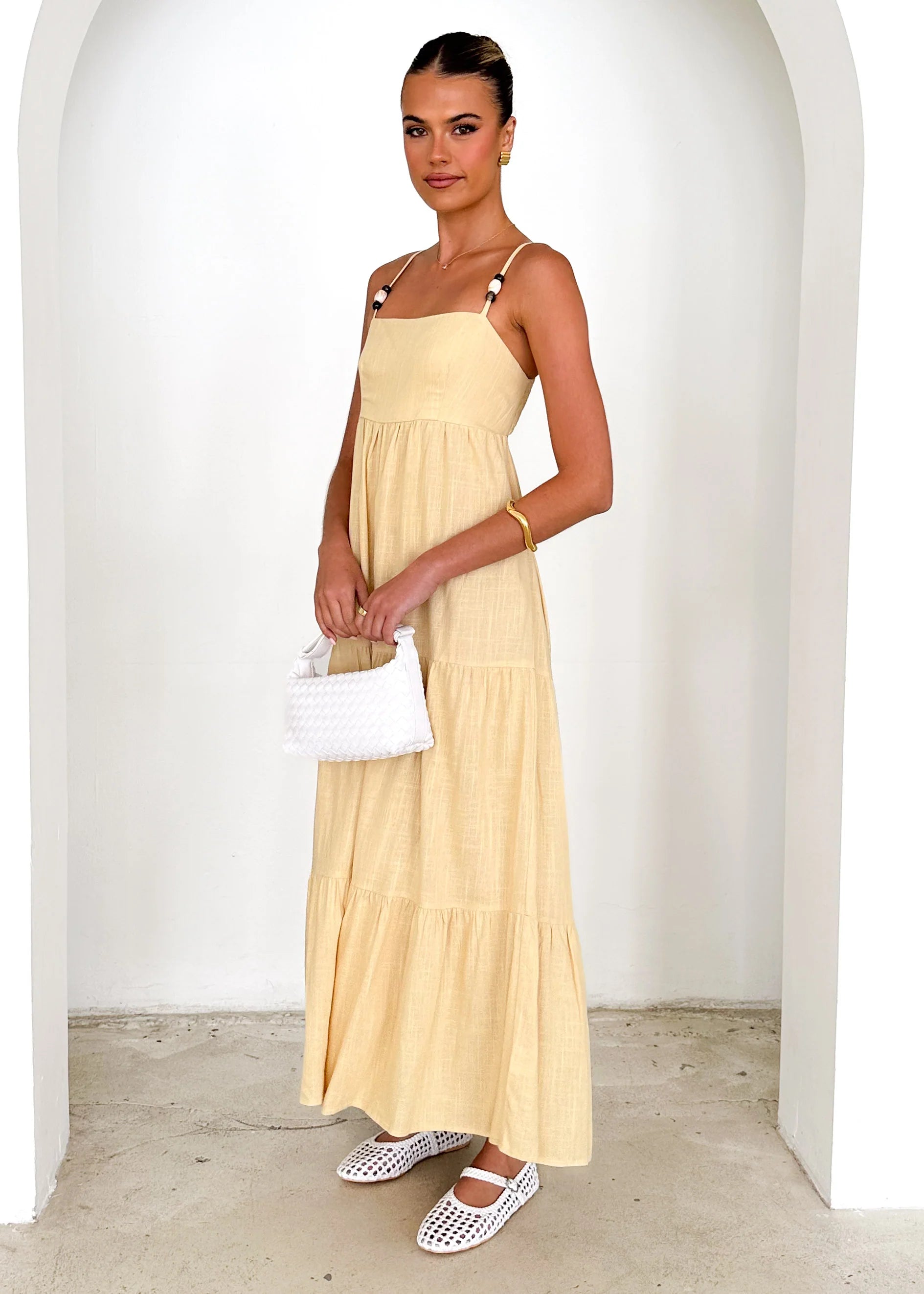 Lopez Maxi Dress - Lemon