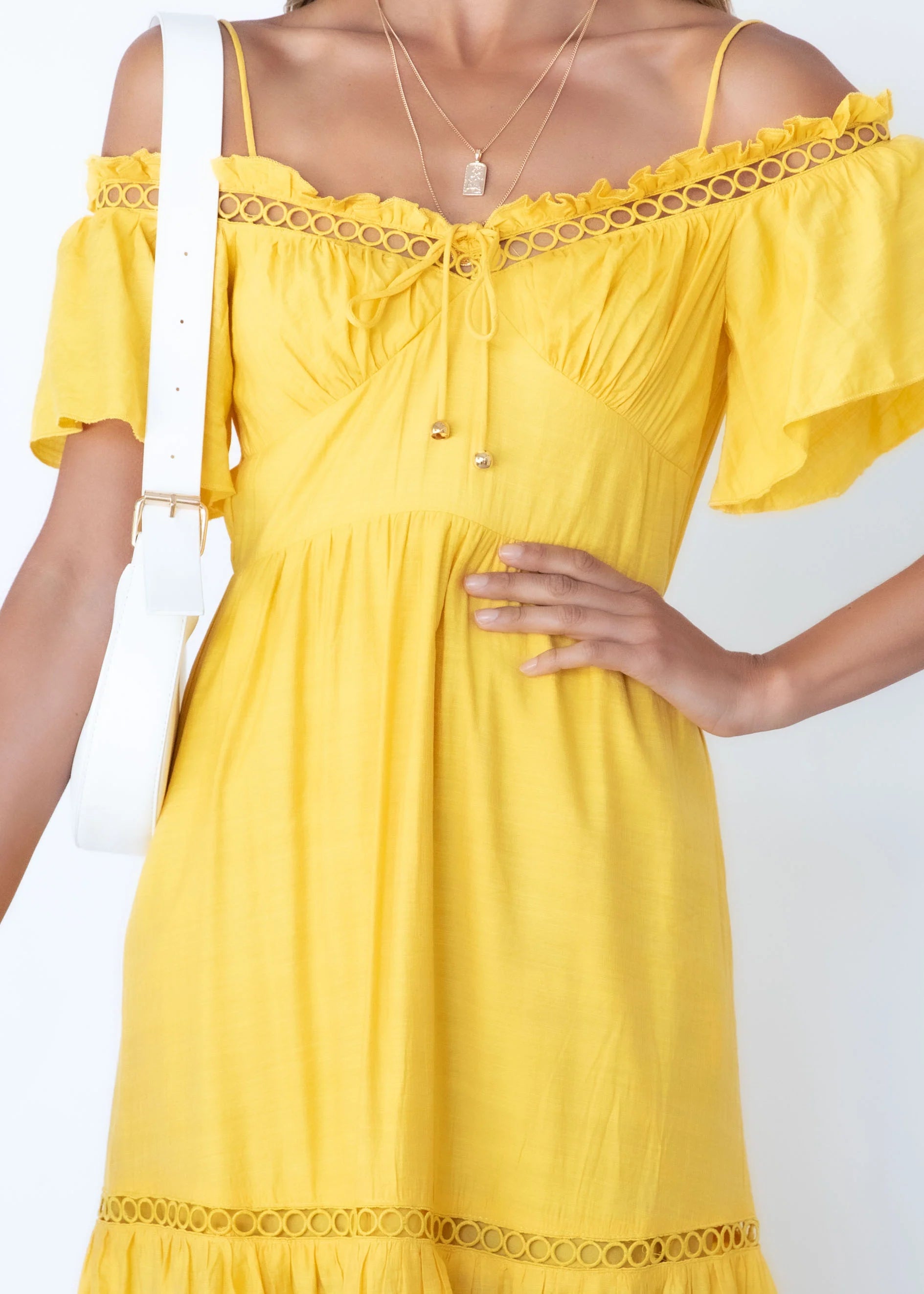 Fools Love Midi Dress - Sunshine