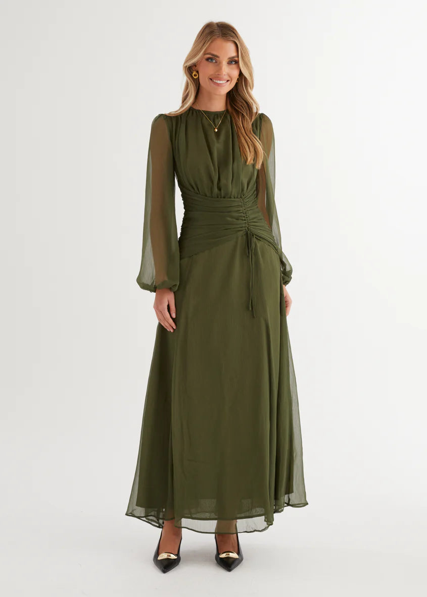Starstruck Maxi Dress - Olive