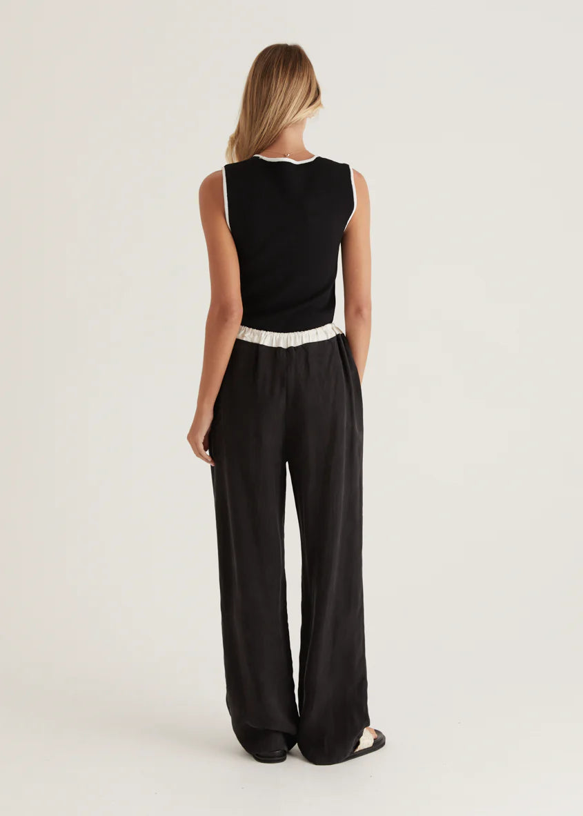 Alexis Cupro Pants - Black