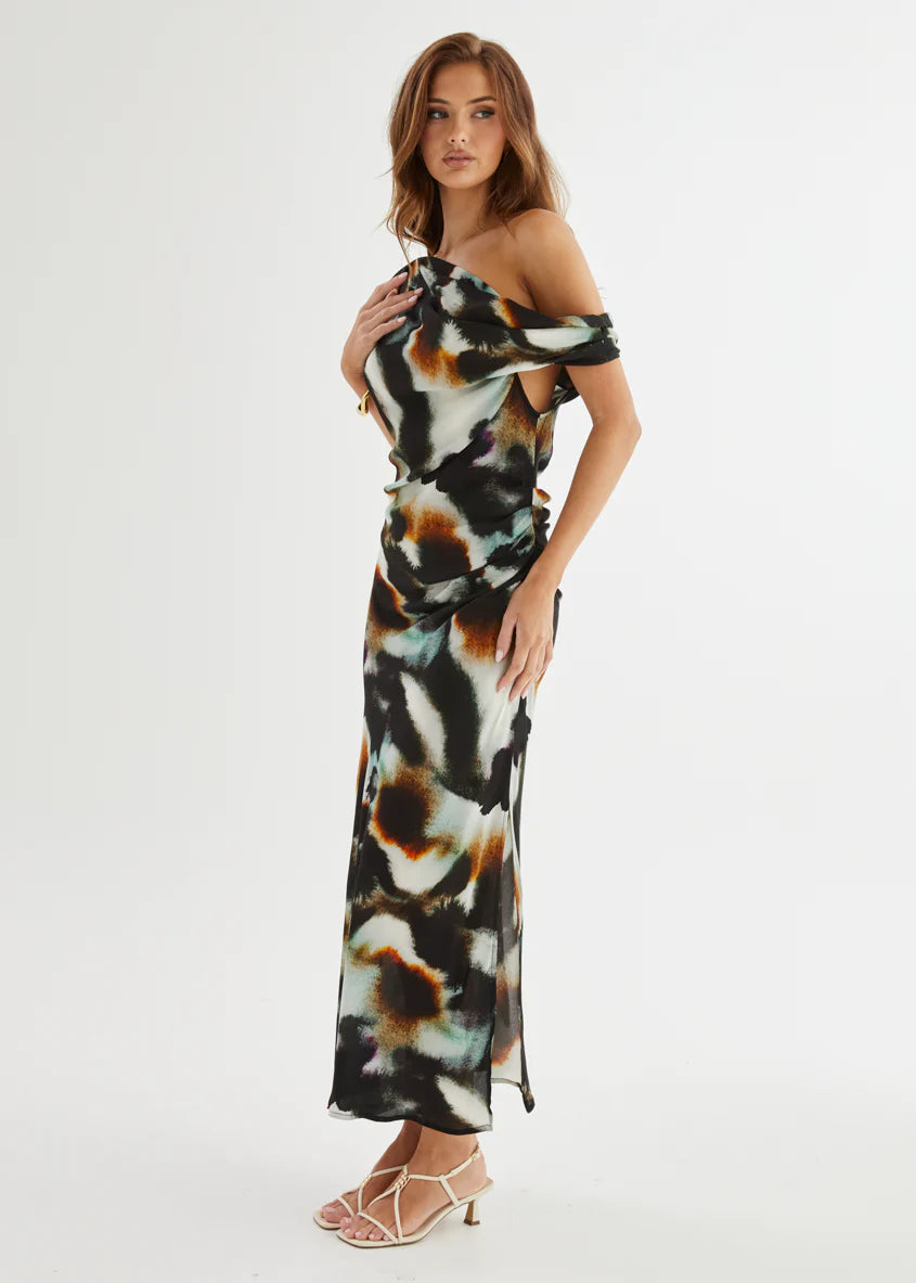 Ryda Drop Shoulder Midi Dress - Hesper