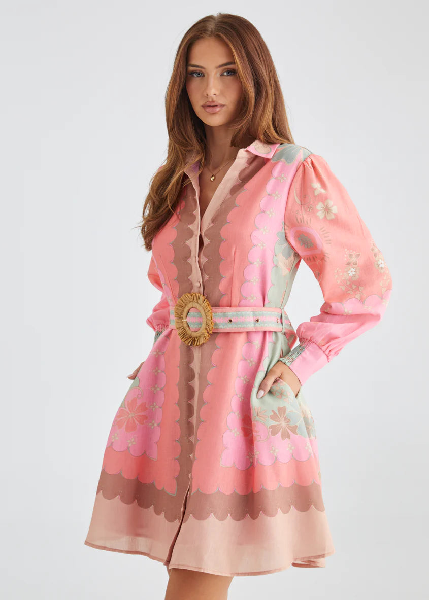 Sacramento Dress - Melon Floral