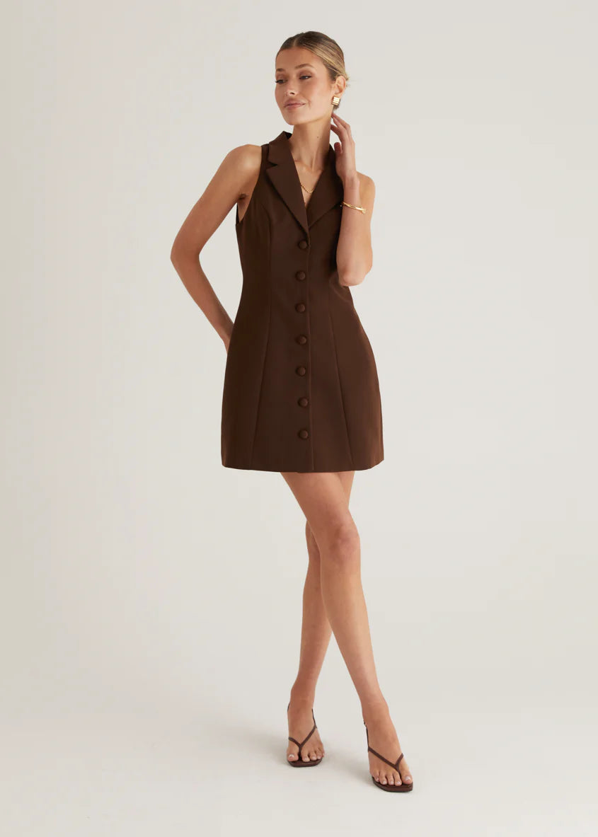 Nyssa Dress - Espresso