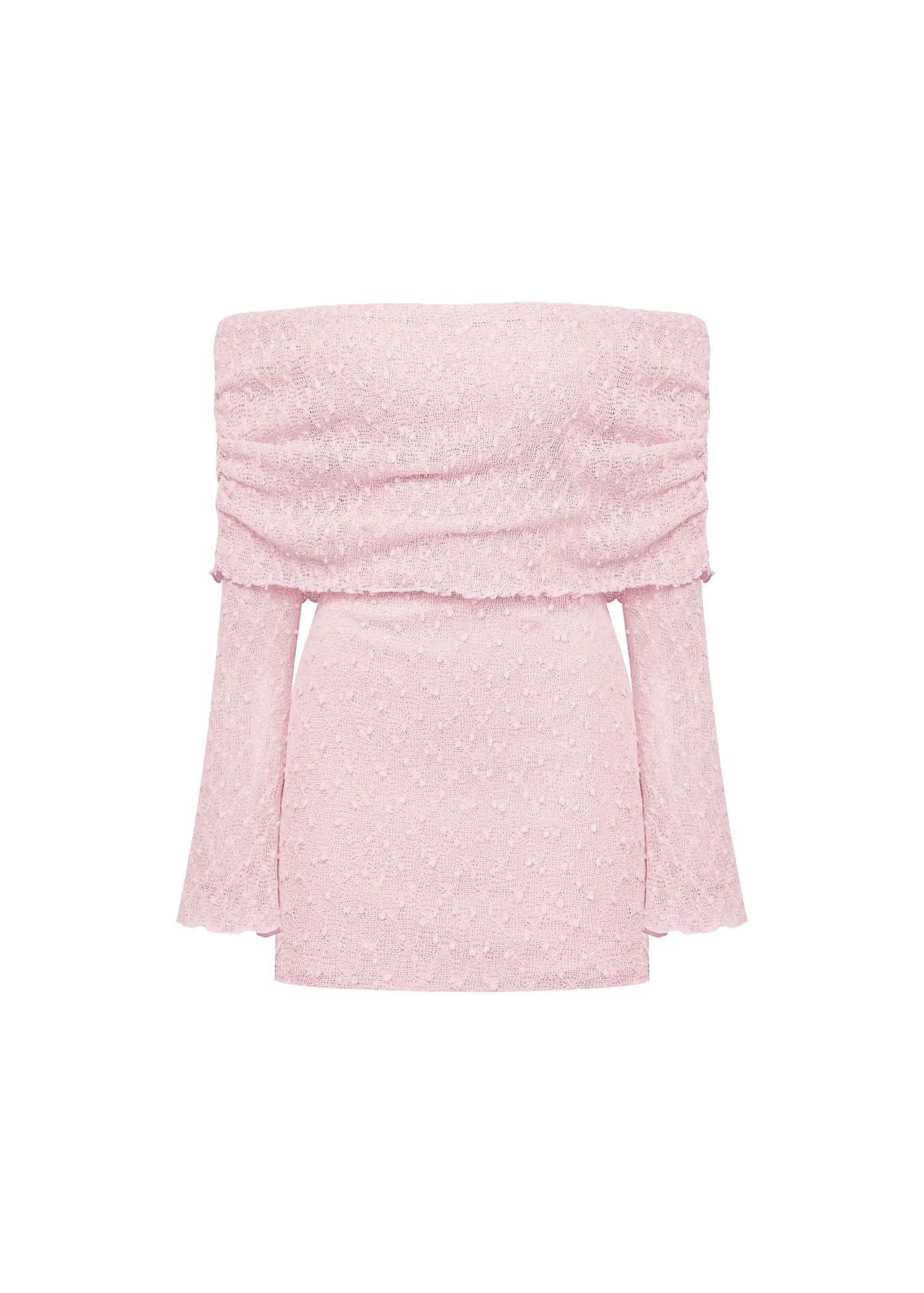 Toulouse Off Shoulder Dress - Pink
