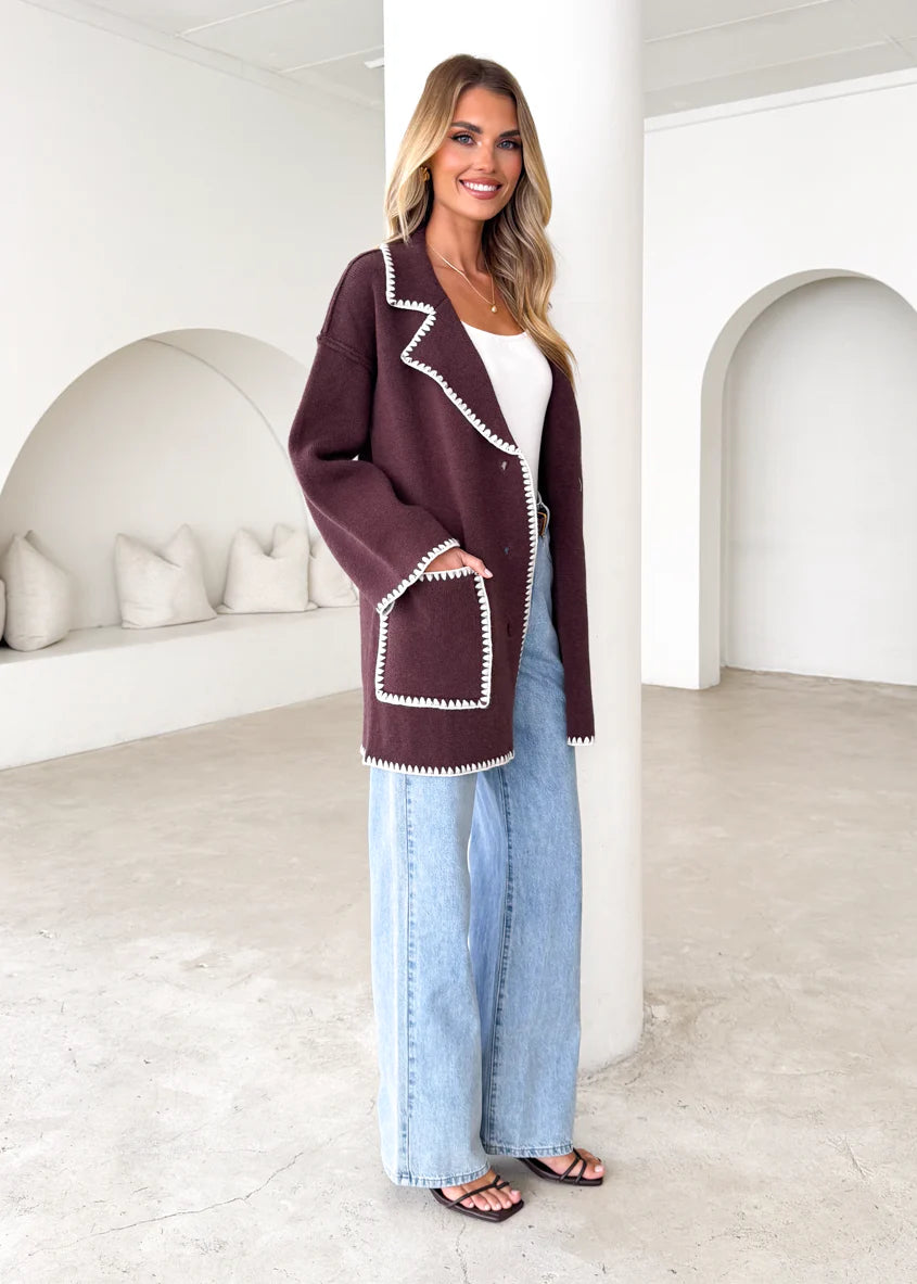 Harlo Cardigan - Espresso