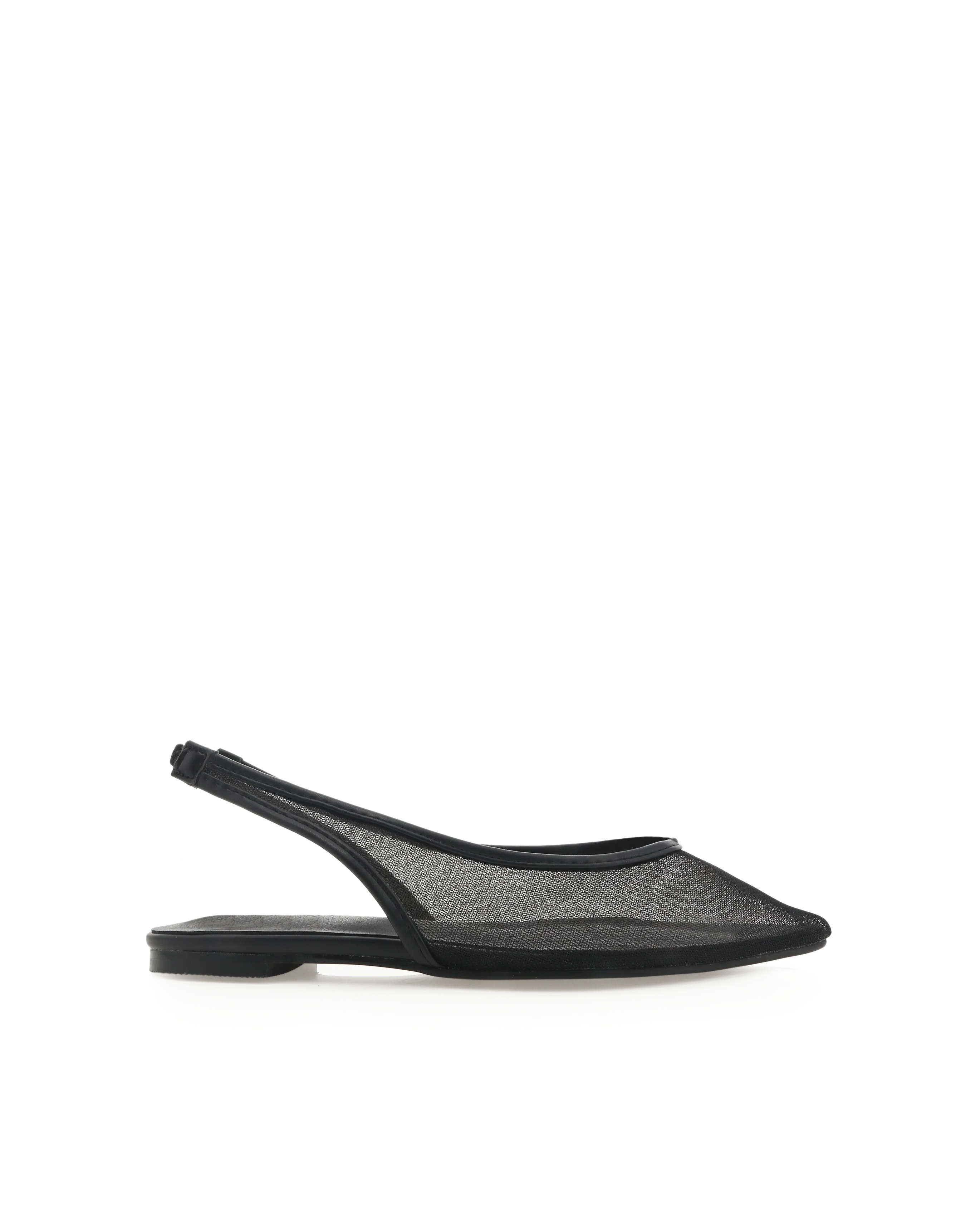 Margot Flats - Black Mesh