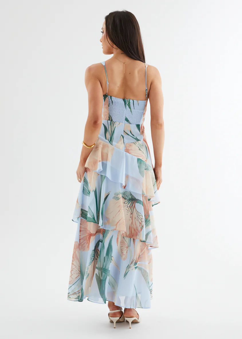 Souline Maxi Dress - Blue Oasis