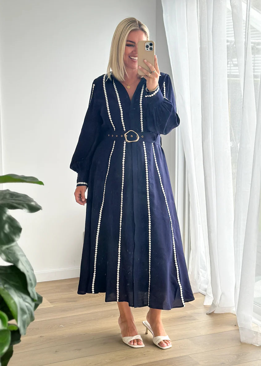 Nevaeh Maxi Dress - Navy