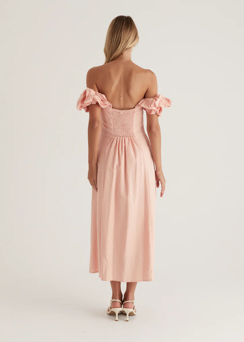 Celtic Midi Dress - Pink