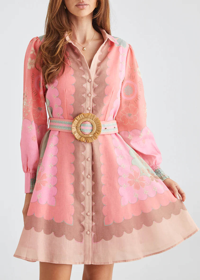 Sacramento Dress - Melon Floral