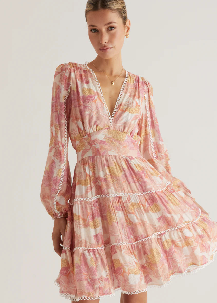 Palomar Dress - Blush Floral