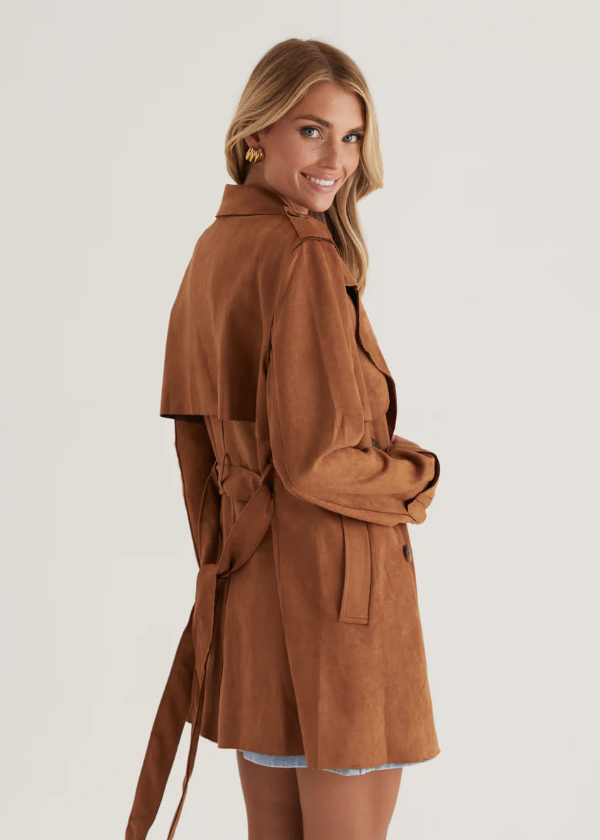 Lexington Suede Jacket - Tan
