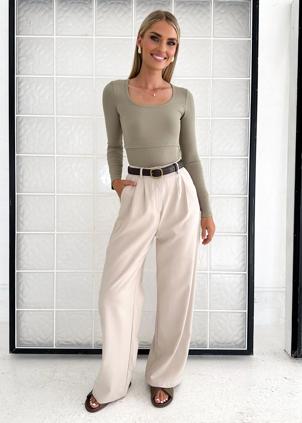 Dulter Top - Khaki