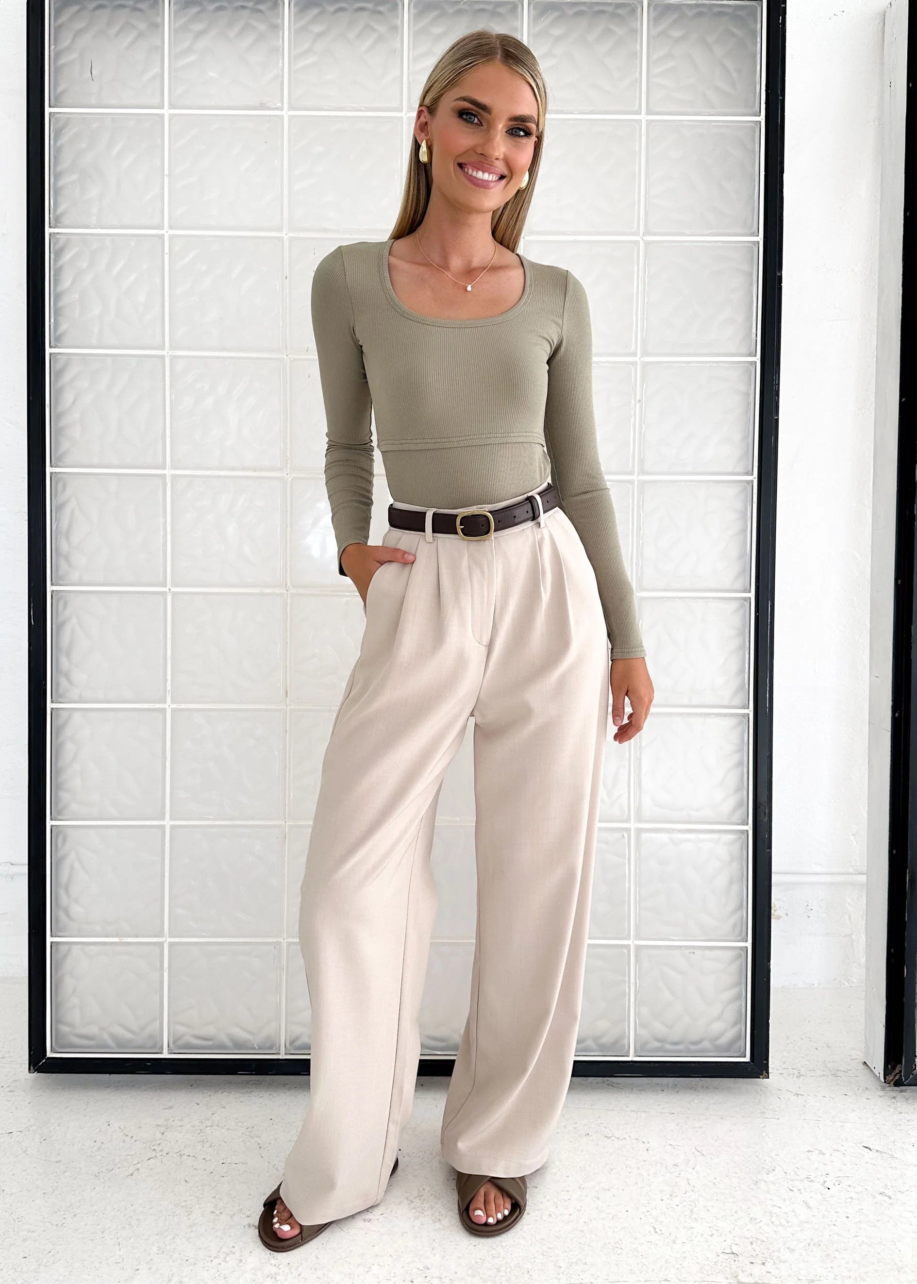 Dulter Top - Khaki