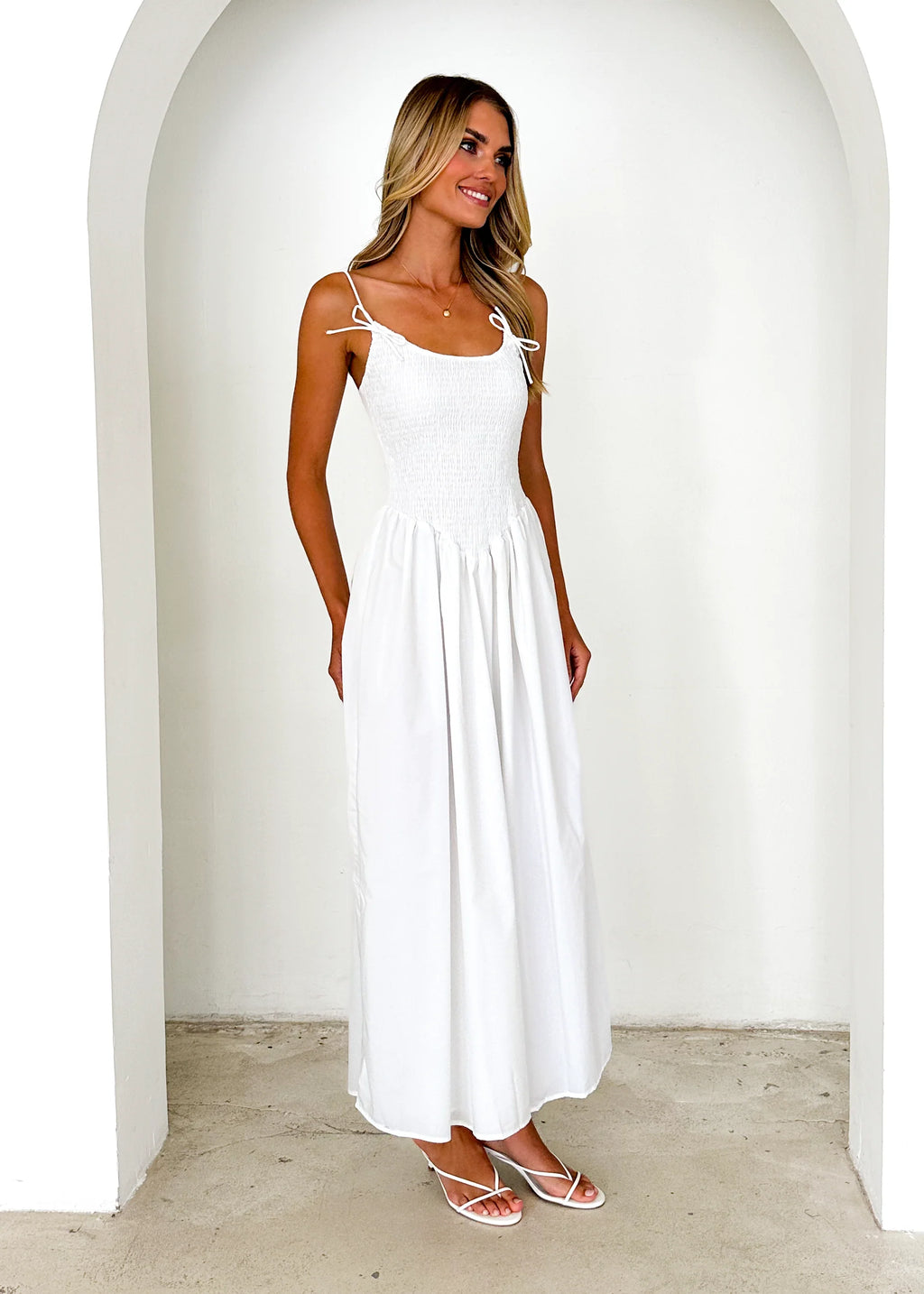 Vista Maxi Dress - Off White