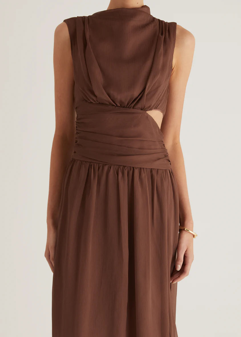 Everett Maxi Dress - Chocolate