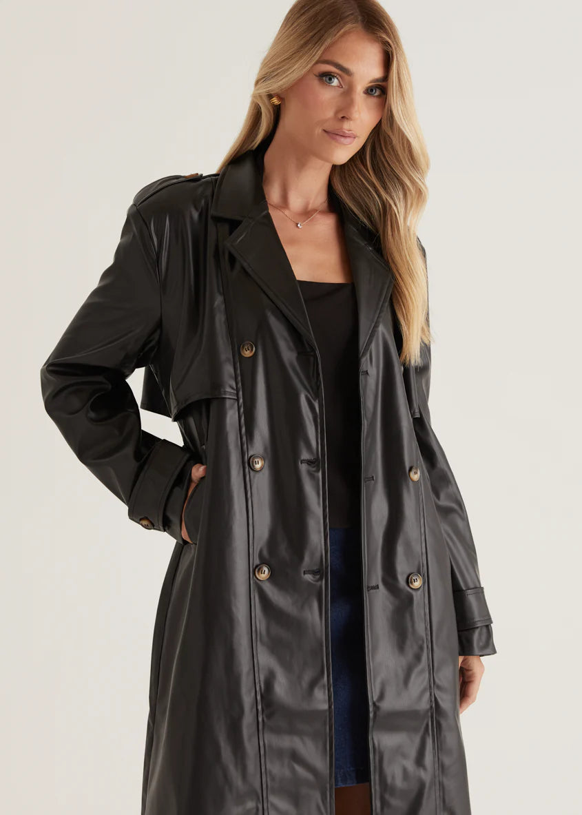 Ria Pu Trench - Black