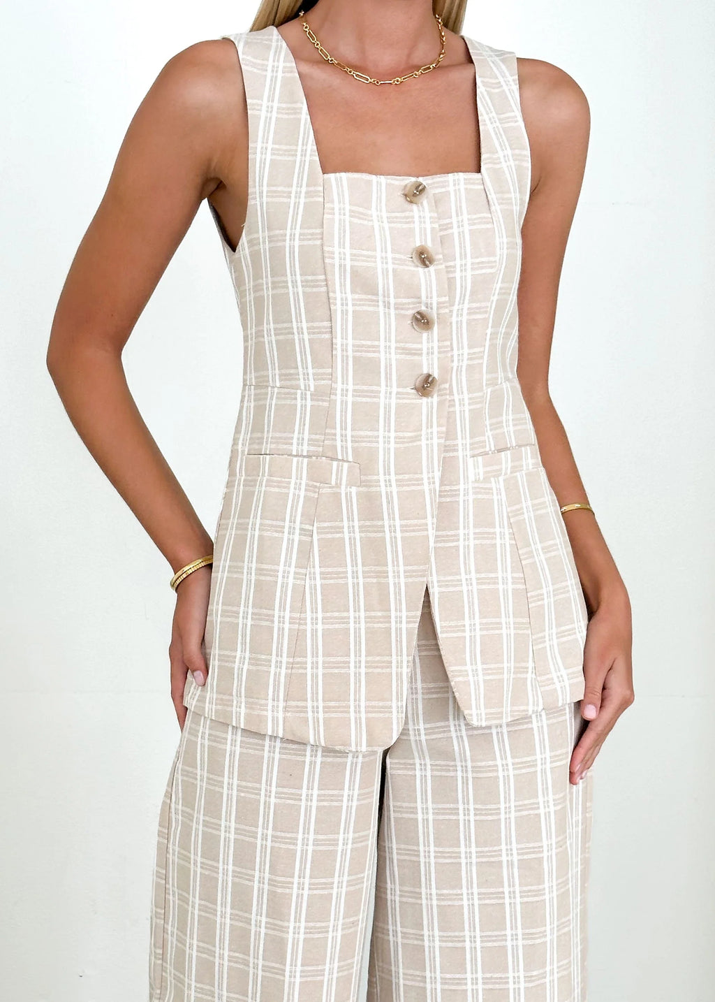 Biancro Pants - Natural Stripe