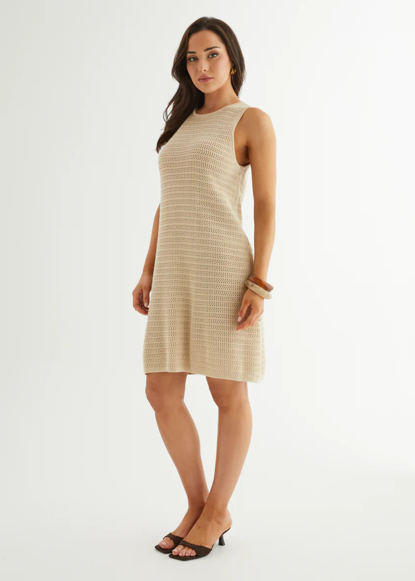 Kerena Knit Dress - Natural