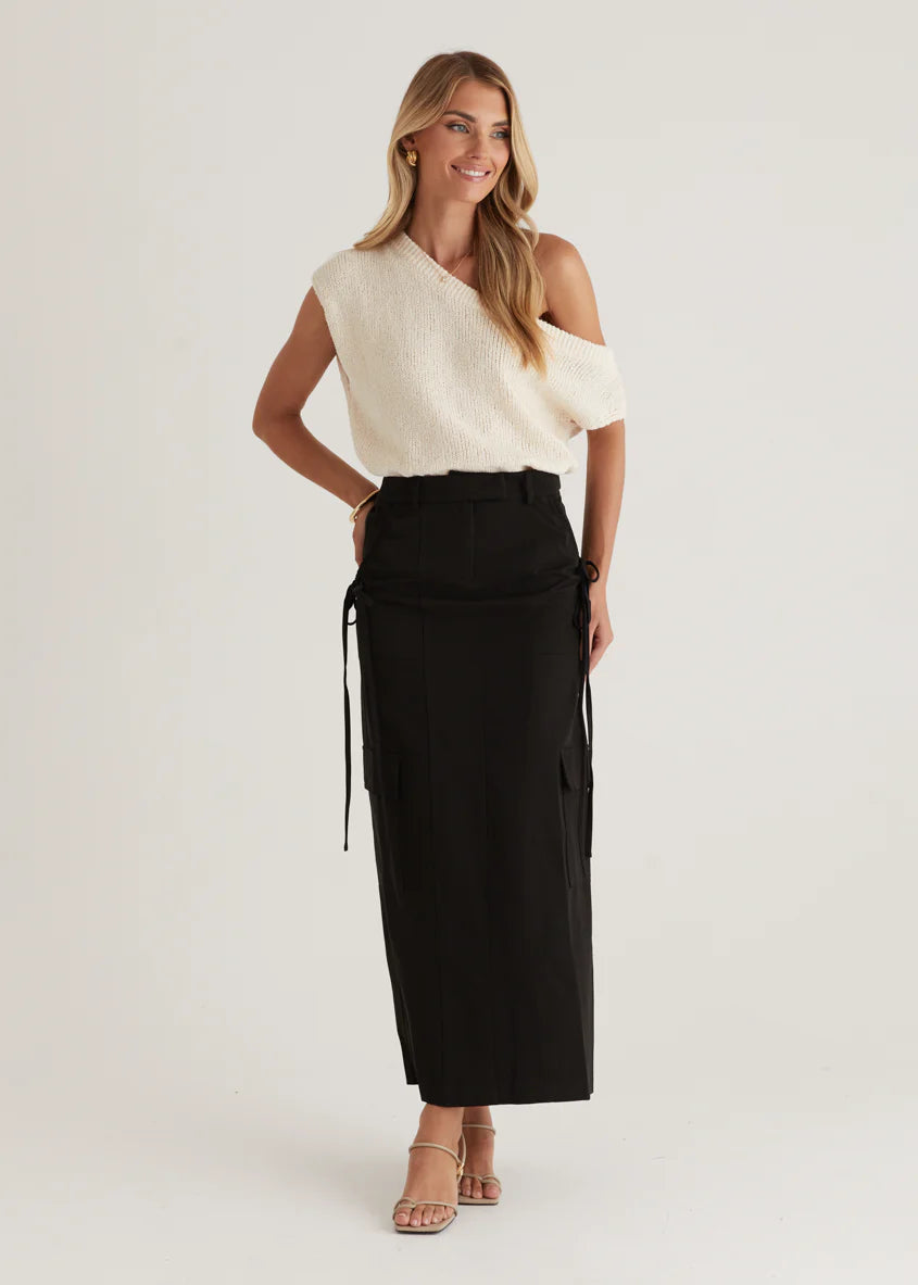 Chansa Maxi Skirt - Black