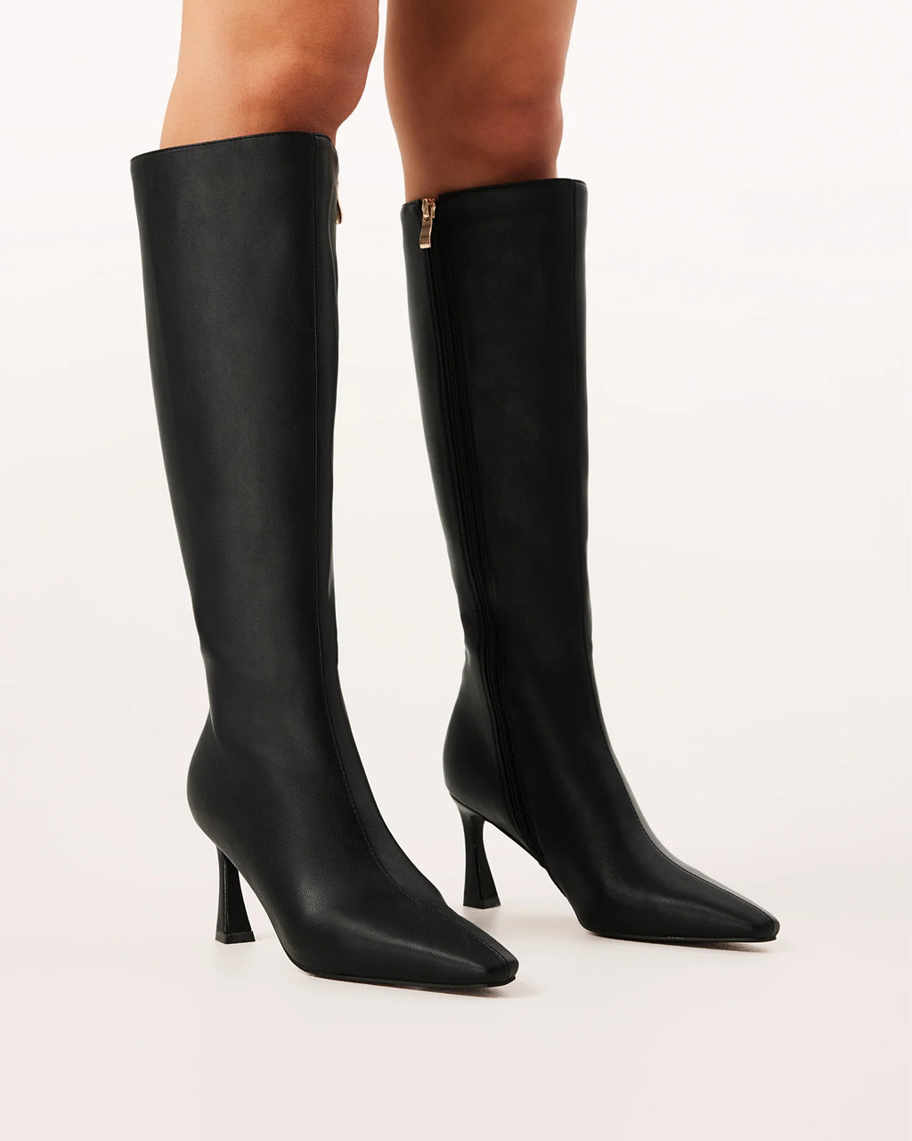 Shyla Knee High Boots - Black