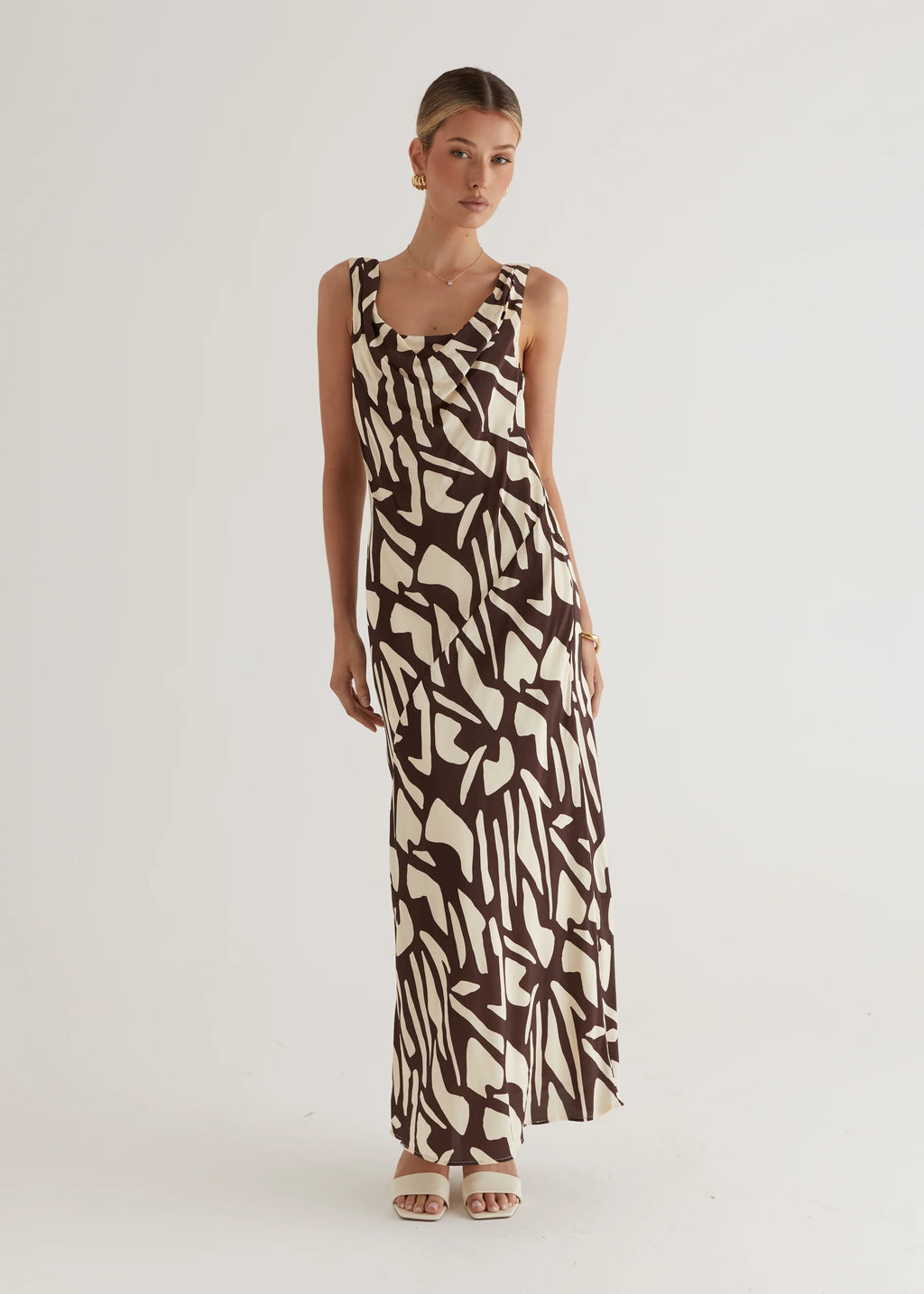Sambar Maxi Dress - Choc Vanilla